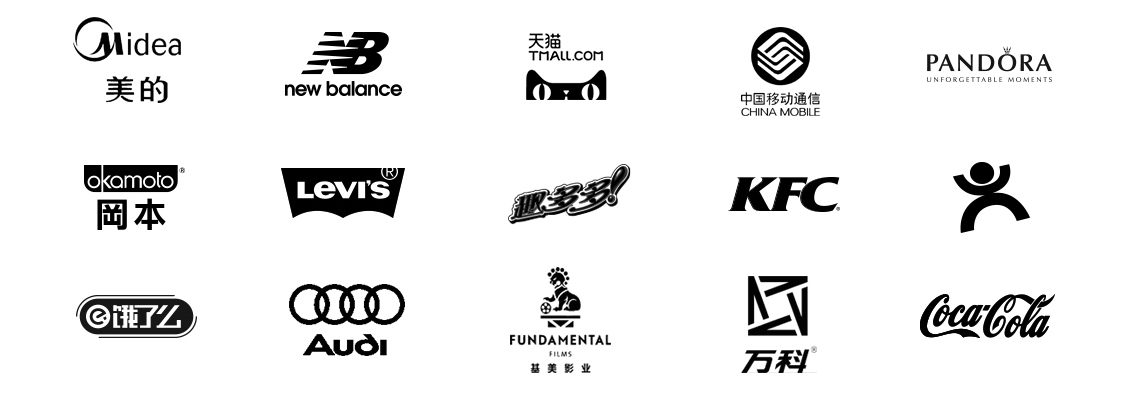 合作单位 logo 墙